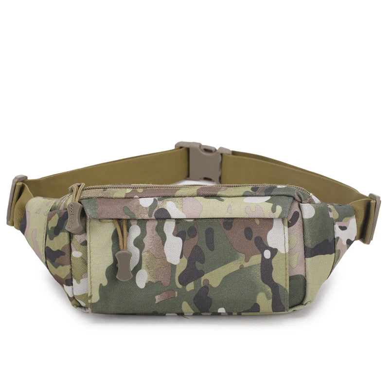 Military Camouflage Fanny Pack Waist Bag - Adjustable Belt Bag For Sports, Fishing, Travel