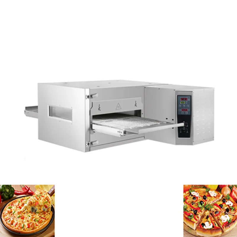 Электрическая печь для пиццы с цепью и ремнем, автоматическая печь для выпечки 380 в/50 гц