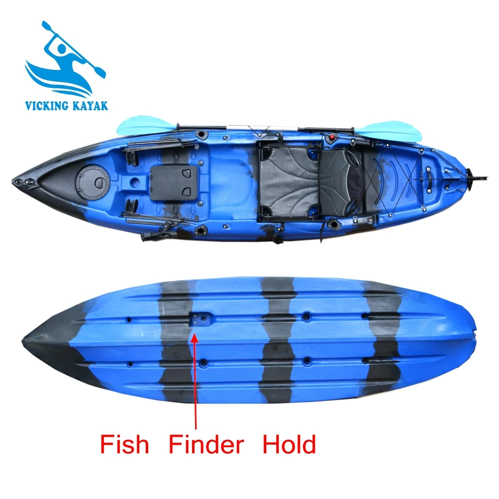 10.8' Single Fishing Drop Storage Plastic Fishing Racing Cano Kayak For