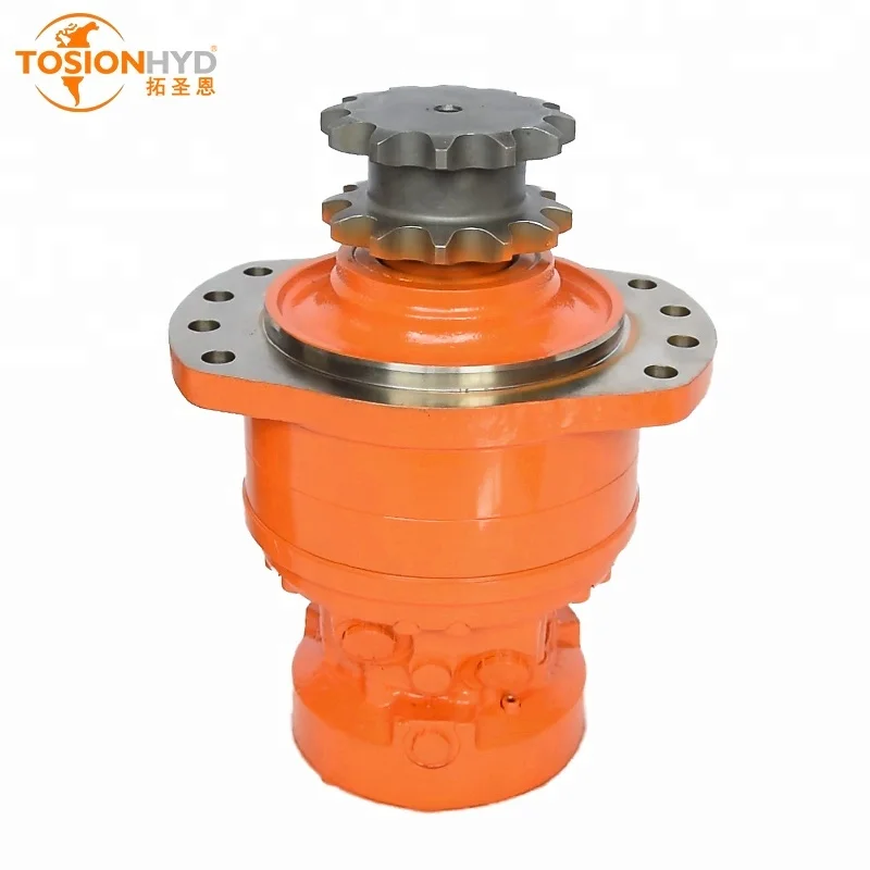 TOSION Brand Poclain Machine MS50 MS 50 Radial Piston Hydraulic Wheel Motor for Sale With Best Price