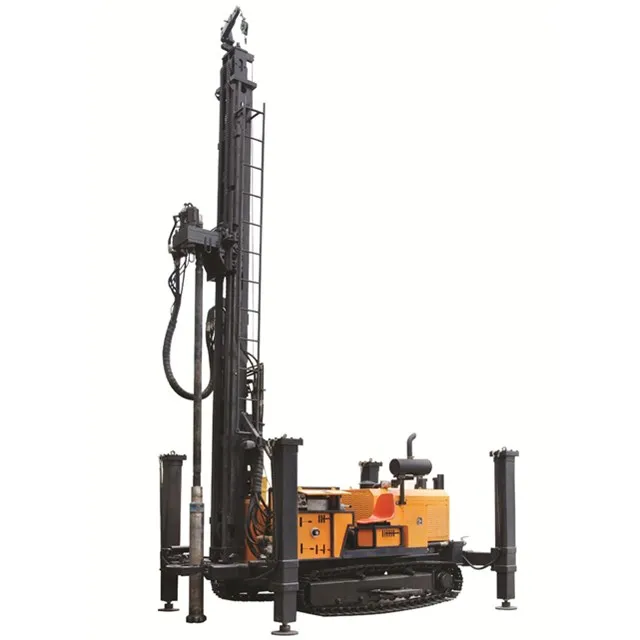 
 500M Depth Portable Crawler Deepused truck mounted water well drilling rig