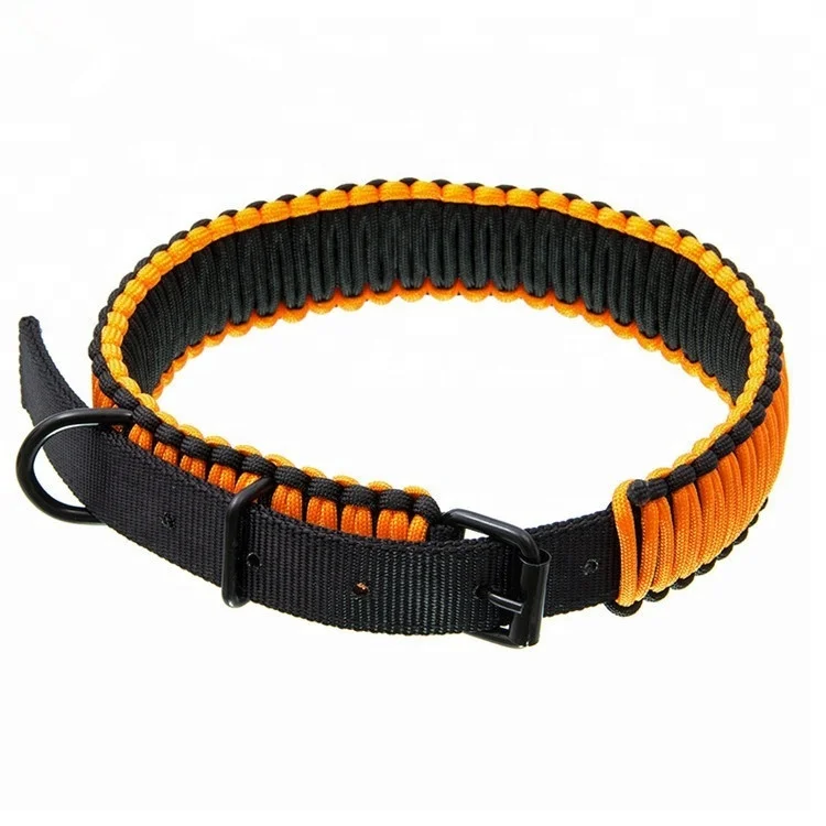 braided hemp dog collars