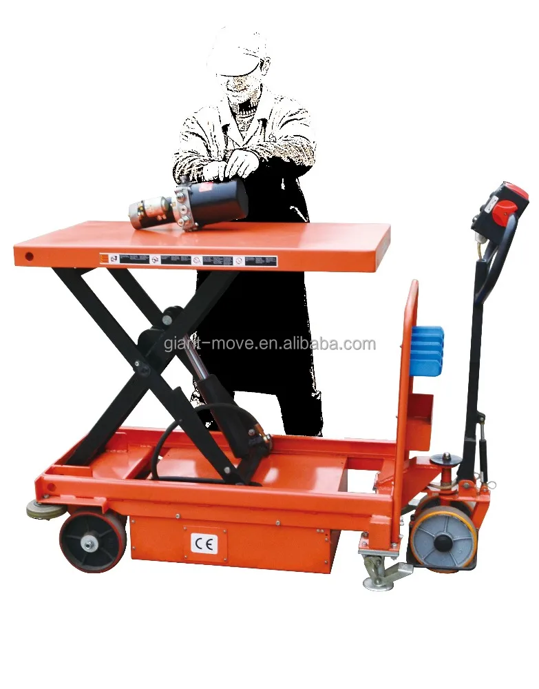MR Electric Linear Actuator Lifting and Moving Scissor Lift Table