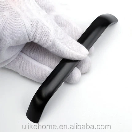Black Hand Drawer Pulls Modern Simple Cabinet Door Handles Closet Door Handles