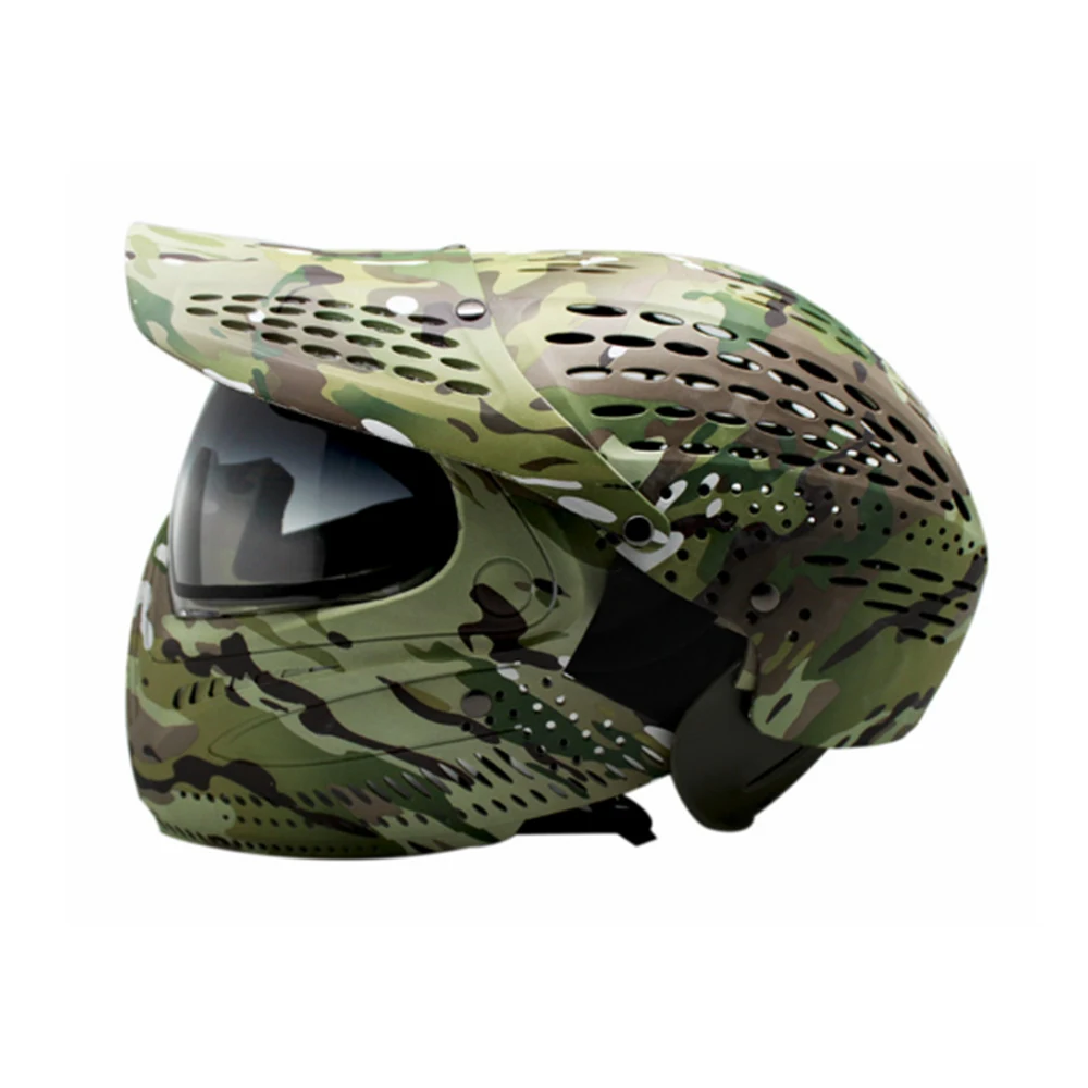 Высококачественная пейнтбольная маска на все лицо с индивидуальным логотипом и очками