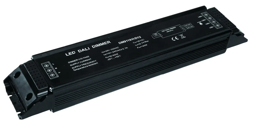 New Controlling Dimmable Led Dimming DALI LED Driver 150W 12V 24V