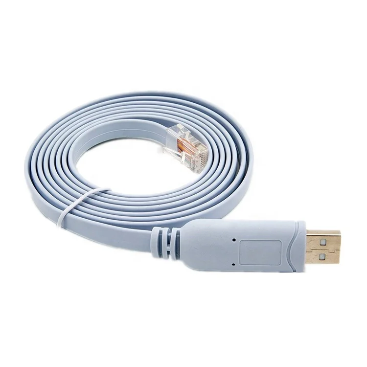 6Ft RS232 FTDI Chip USB to RJ45 Usb Console Cable for  Routers windows Mac