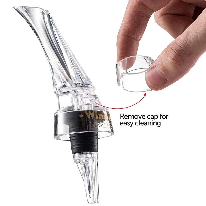 Factory Price Premium Eagle Wine Drip Stopper Aerator Pourer Party Gift Set Wine Aerating Pourer Decanter