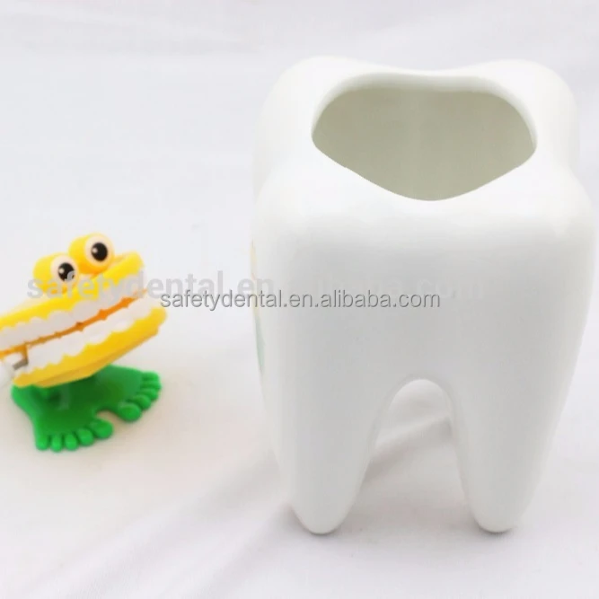 
Керамическая ваза для цветов в форме зуба, уникальный подарок для домашней стоматологии 