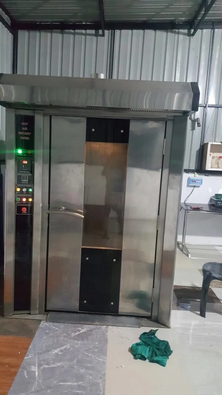 Коммерческая полностью автоматическая линия по производству тортов, газовая Вращающаяся печь