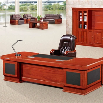 Classic Big Boss Table Desk Executive Office Desk Wooden Office Desk ...