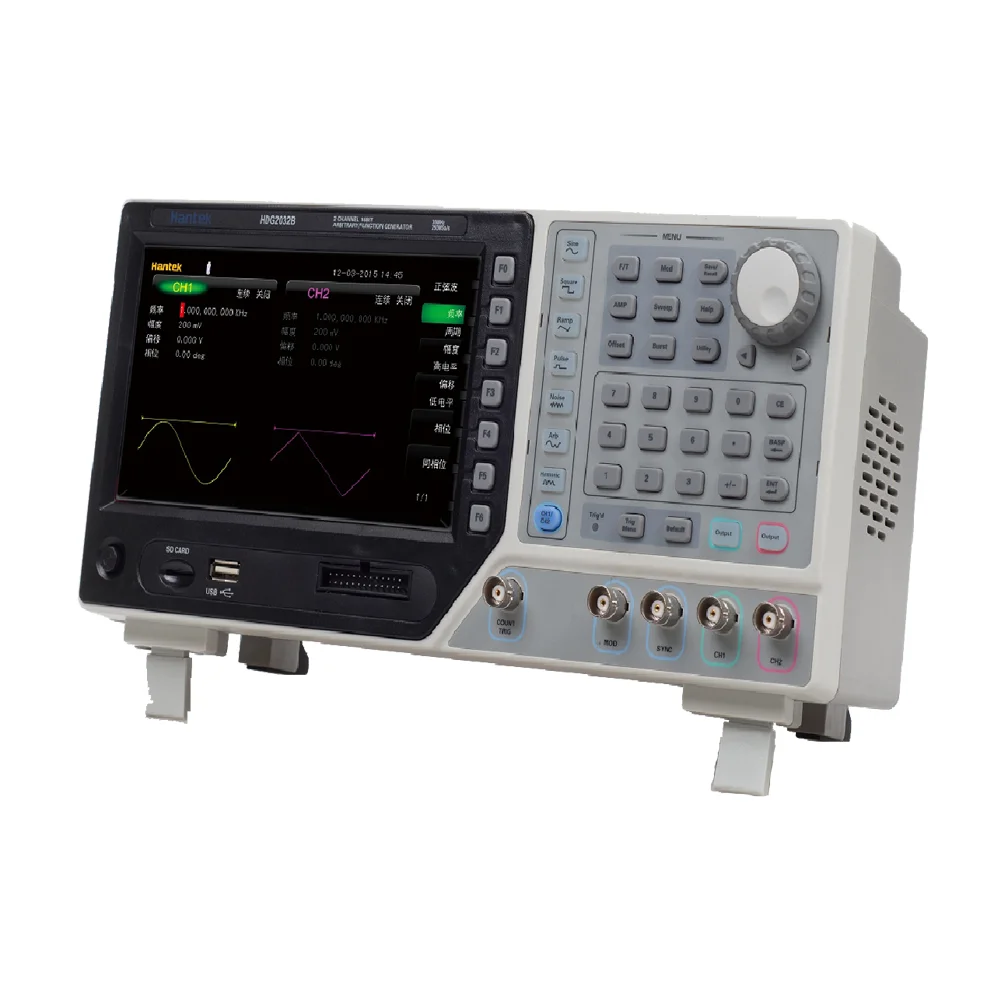 Hantek HDG2062B Benchtop Generator Signal With 2 Channels DDS Function Arbitrary Waveform USB LCD Digital Function Generator
