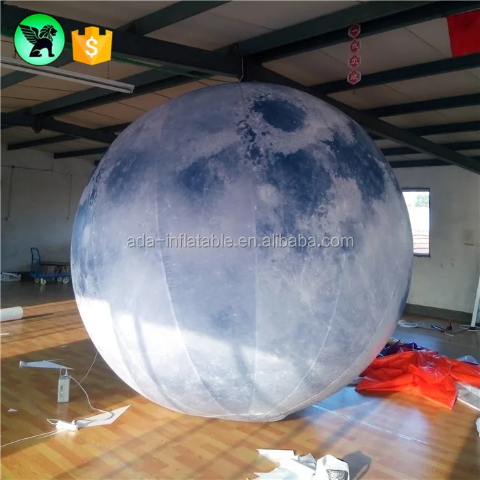 Event Stage Hanging Inflatable Ball Customized Newly Inflatable Led Lighting Inflatable Moon Planets for Decor A771