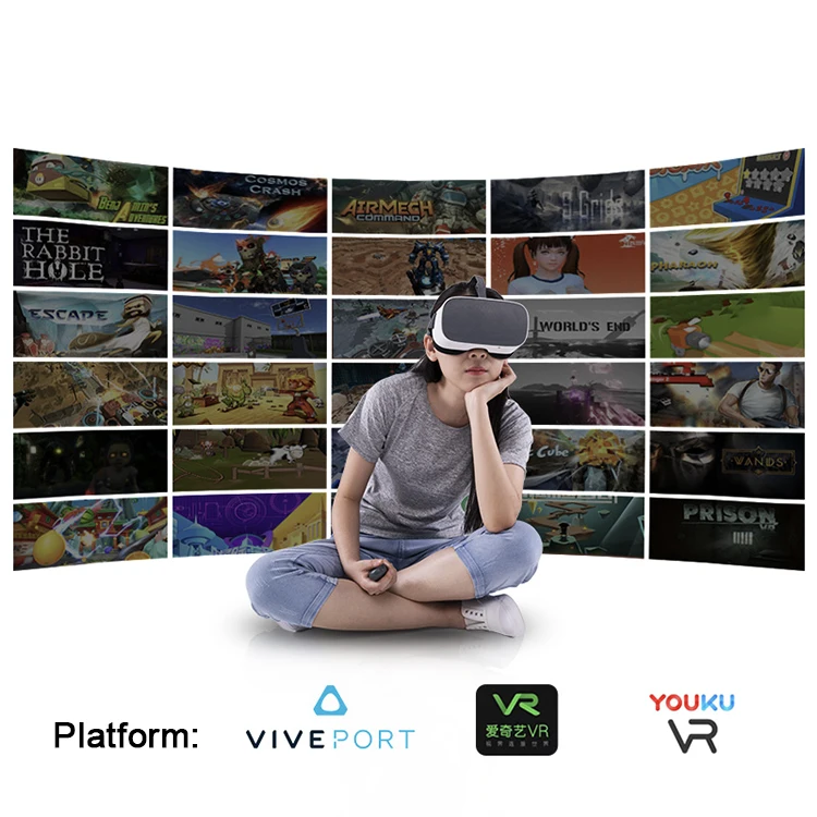 New Arrival Pico Goblin G2 with Qualcomm Snapdragon 835 Processor 3K 2880*1600 90Hz 4G RAM 3D VR Headset Glasses