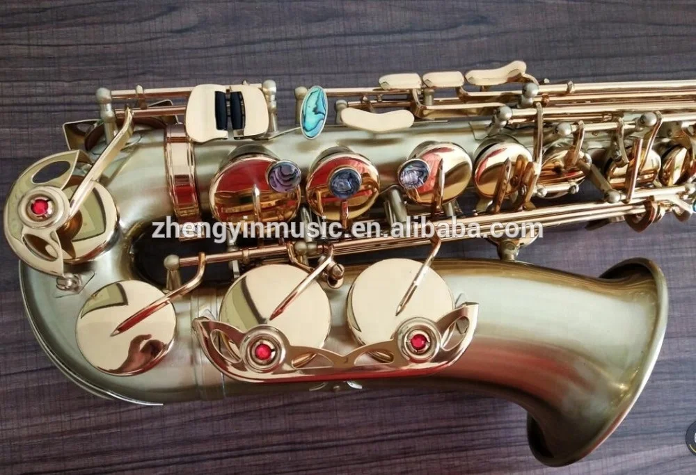 High Quality Wire drawing finishing alto saxophone