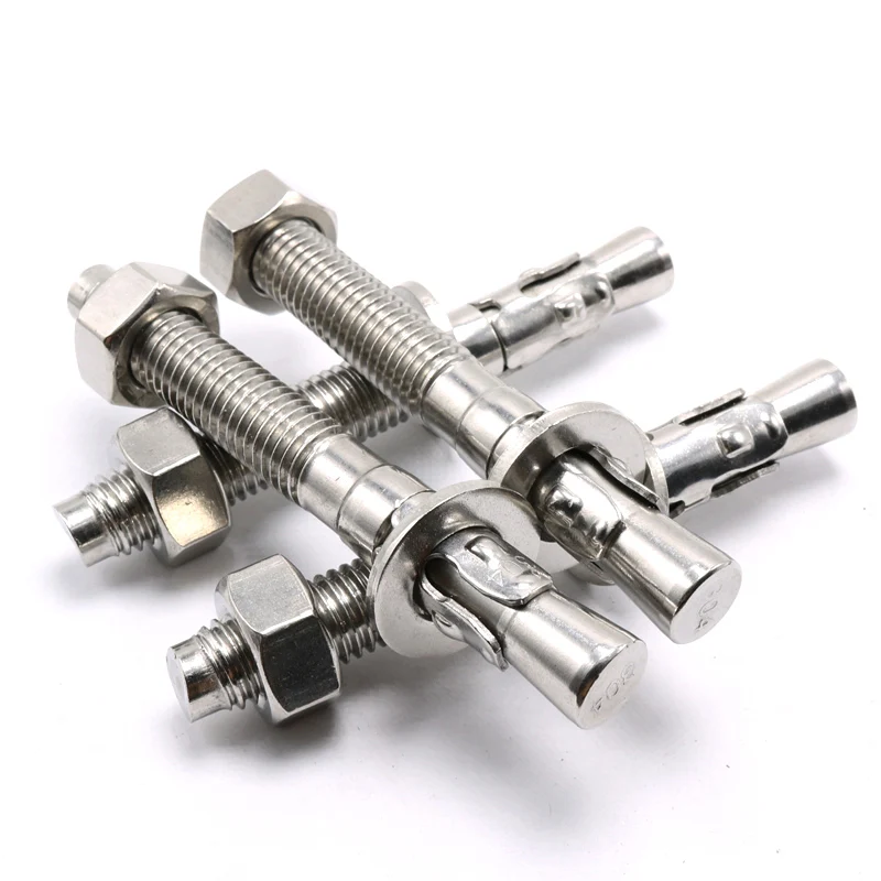 High Quality 304 316 Stainless Steel Wedge Anchor Bolt