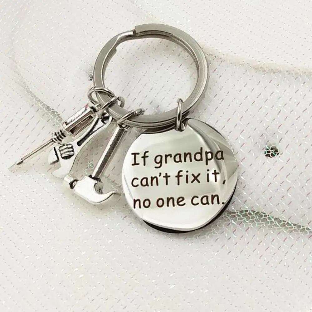 Download Father S Day Keychain If Dad Grandpa Can T Fix It No One Can Stainless Steel Keychain With Screwdriver Wrench Hammer Charm Buy Screwdriver Wrench Hammer Charm Father S Day Keychain If Dad Grandpa Can T Fix It