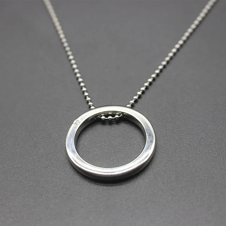 Silver Ring Necklace 