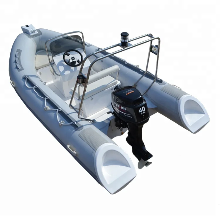 2025 Popular CE 40hp Outboard Motor Fiberglass Hull Rigid Inflatable Dinghy for Sale