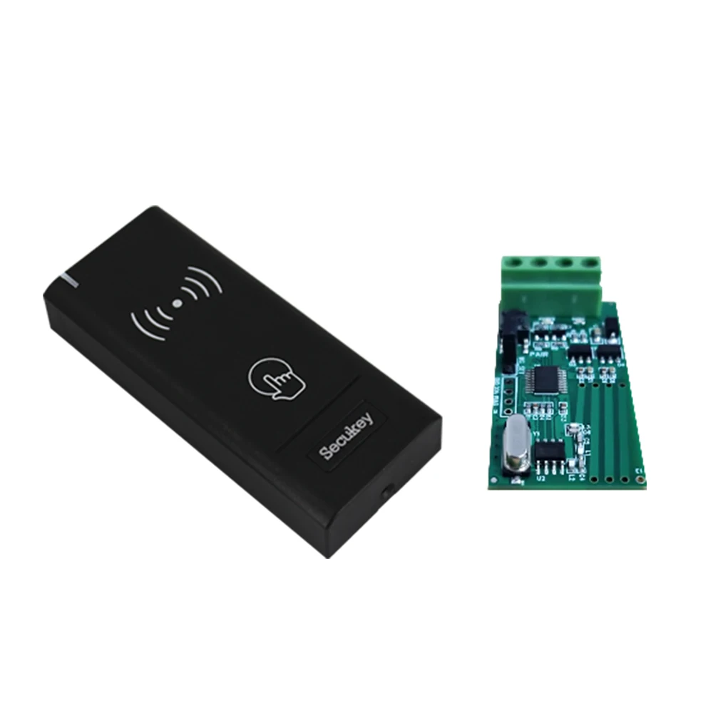 Battery Power Rfid Four Three Three MHz Wireless Reader With Receiver