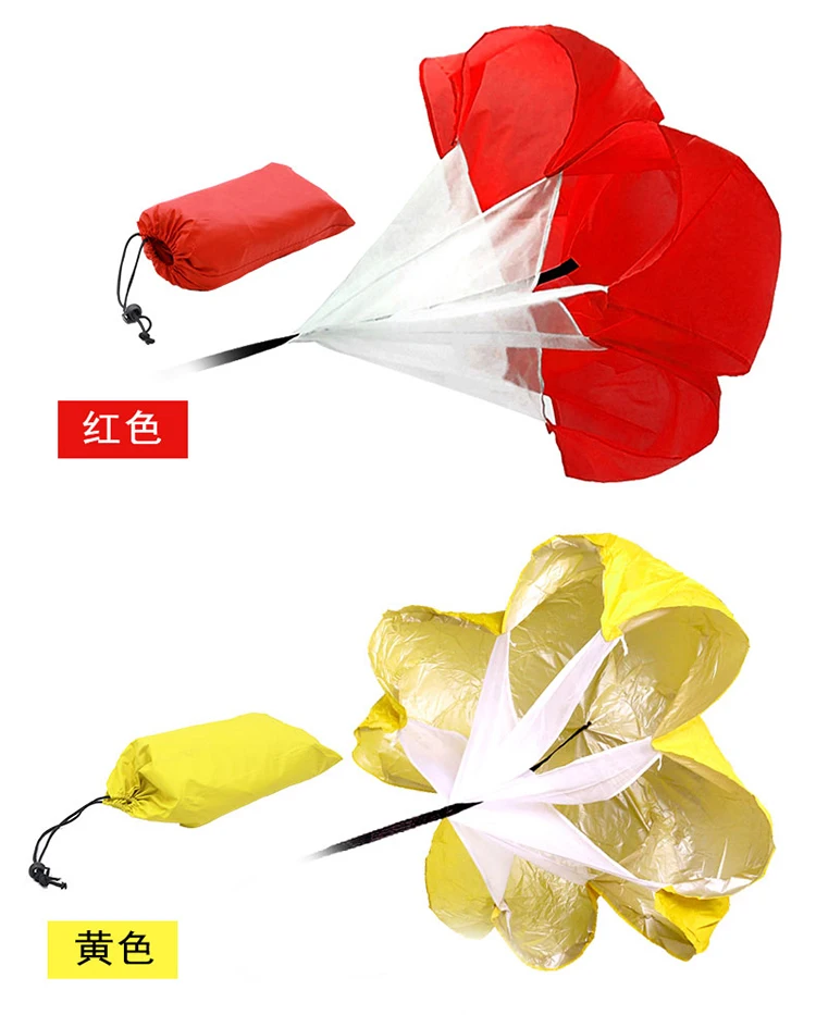 sportuli Running Speed Training,56inch Speed Chute Resistance Parachute with Belt for Football Soccer Speed Training 