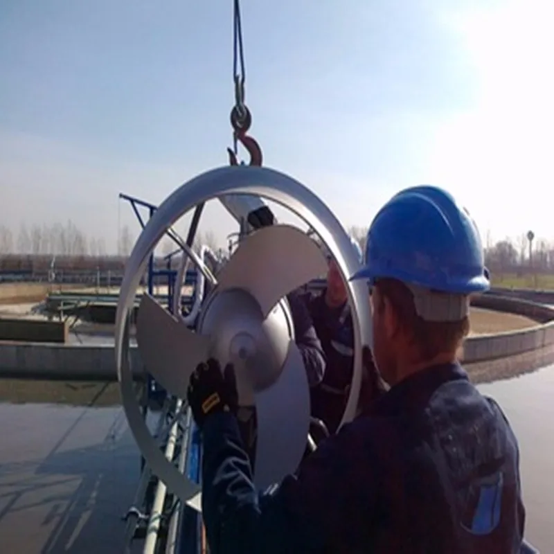 MA Submersible Mixer Applied in Activated Sludge Mixing in Municipal Waste Water Treatment
