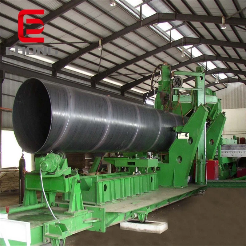 API 5L SSAW  Large Diameter Spiral Welded Steel Pipe 3LPE Epoxy Coated SSAW Welded Spiral Steel Penstock Pipe factory