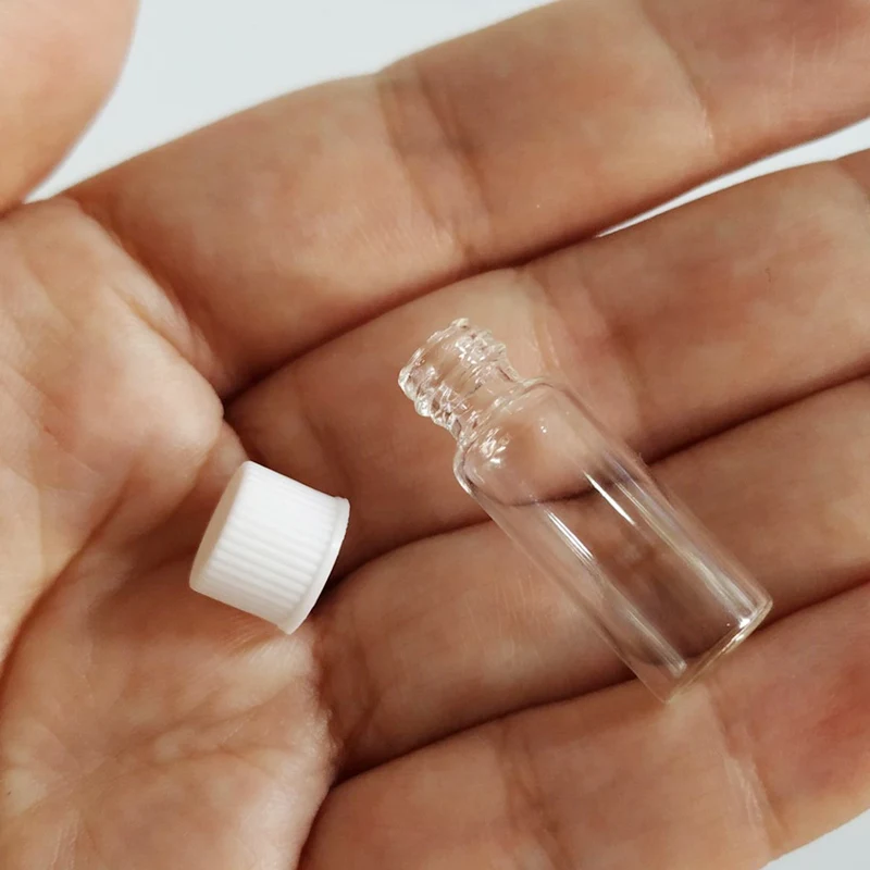 1ml clear glass vials 10*28mm small