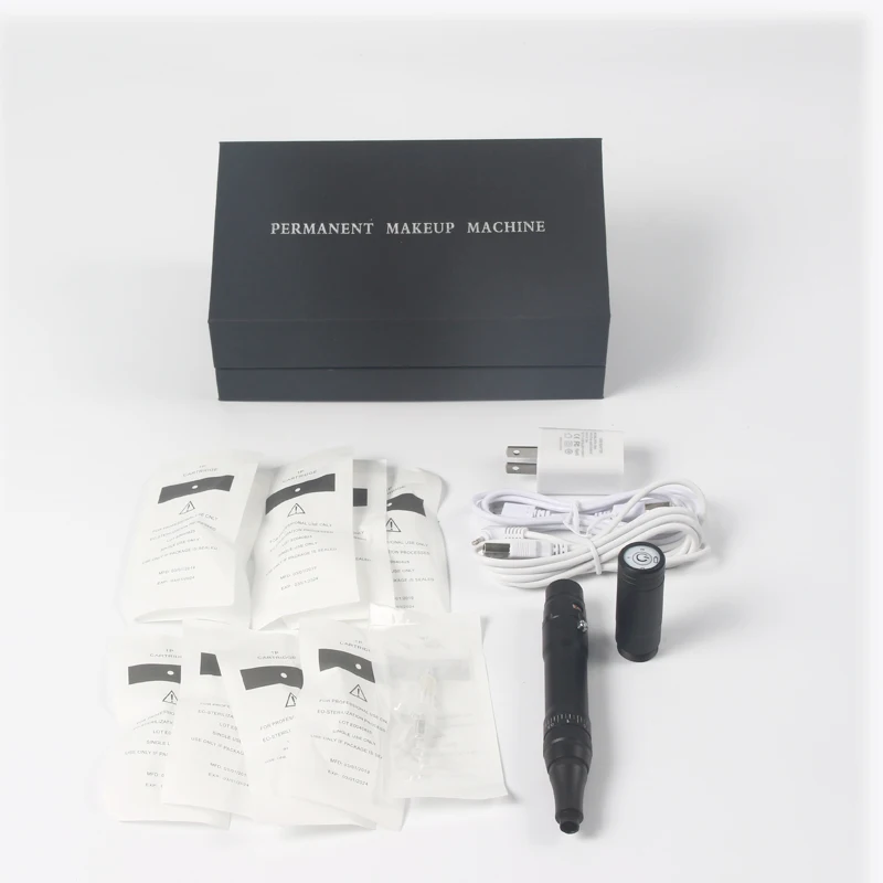 Wireless Tattoo Microblading Eyebrow Machine Rechargeable Permanent Makeup Wireless Tattoo Gun with Battery