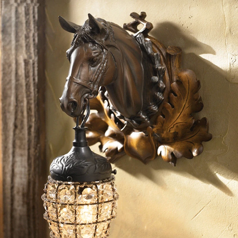 horse wall sconces