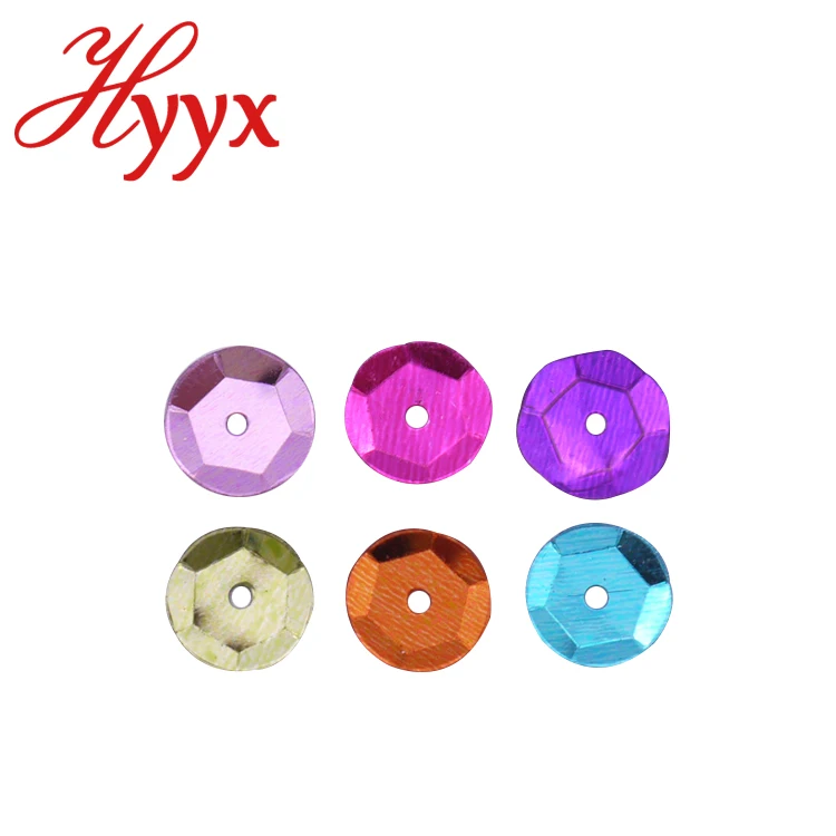 HYYX 2 мм 3 мм 4 мм 5 мм 6 мм 8 мм 10 мм 12 мм 15 мм плоские круглые лазерные блестки 8 мм