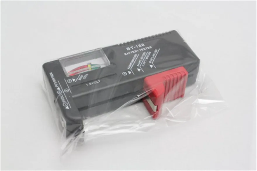 Цифровой Тестер Аккумуляторов, Универсальный электронный измеритель напряжения, для кнопочных ячеек AA, AAA, 9 В, измерительный прибор разных размеров BT168