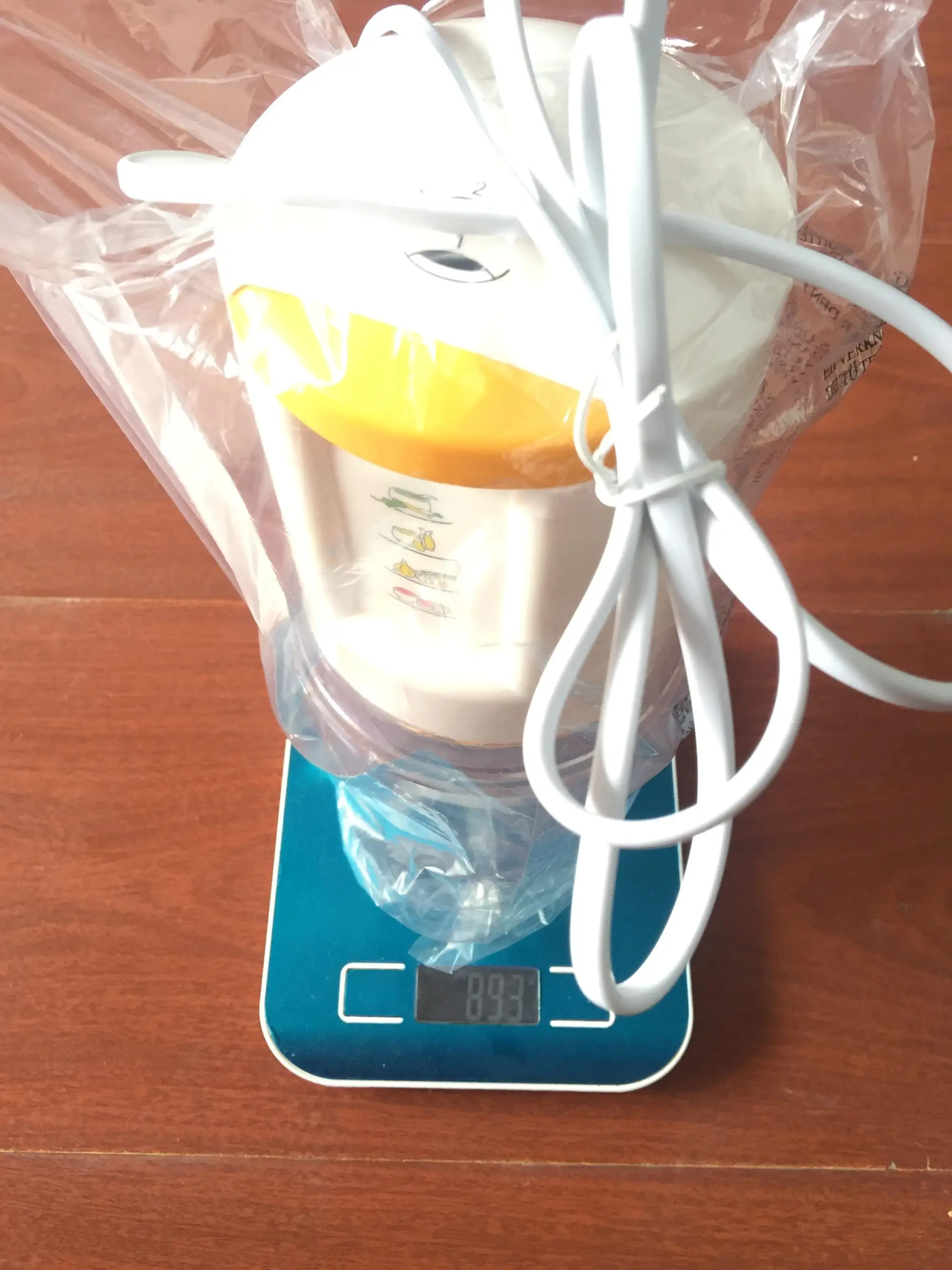 500ML Electric Food Processor Mini Portable Mixer Meat  Vegetable Chopper 304 Stainless Steel Single Blade