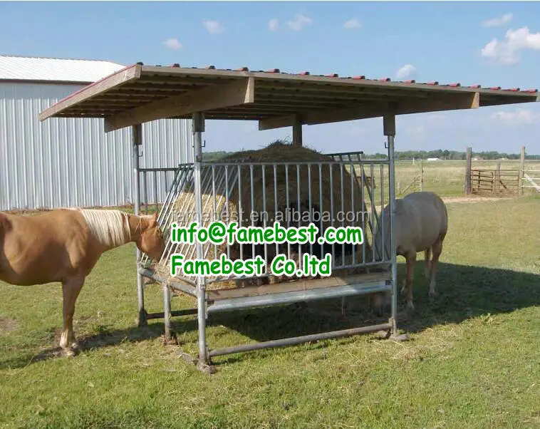 automatic horse hay feeder