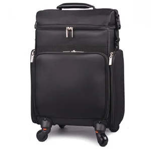 Rolling Professional Travel Trolley Makeup Artist Train case