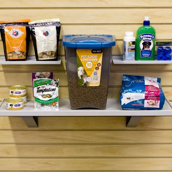 Unipower Storage System Shop Fitting Plastic Wall Mount Commodity Display Shelf