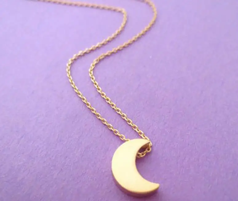 moon shaped jewelry