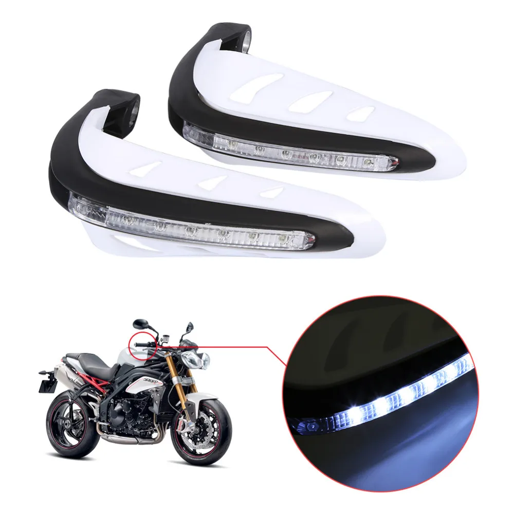 Universal Motorcycle Handguard With Lights Motorcycle Hand Guard With ...