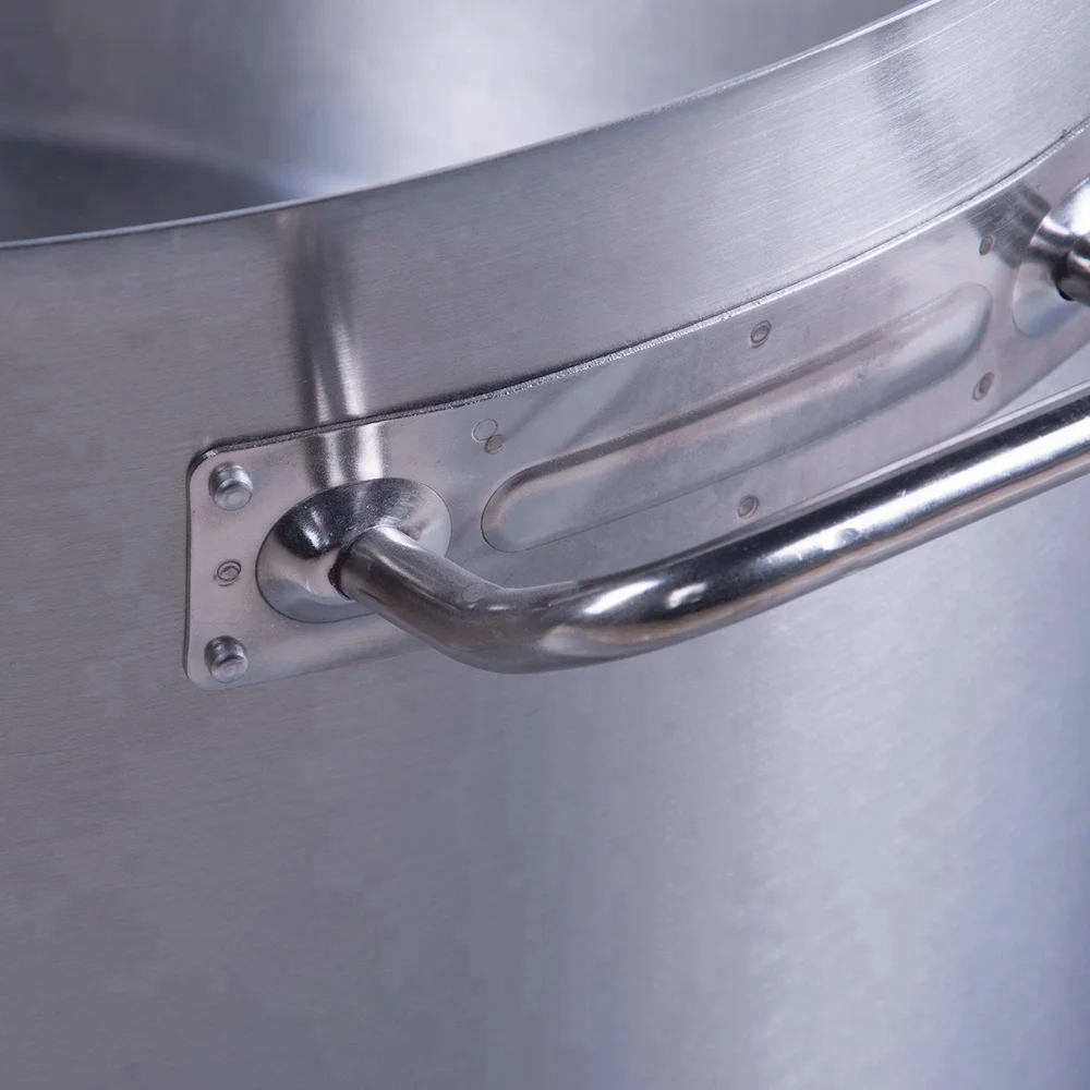 Commercial Kitchenware Stock Pot Cooking 25 Gallon Pot Camping Pot Cookware Set Stainless Steel Metal Buckets American Style