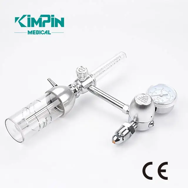 YR-86 Hospital Bull-nose Medical Oxygen Regulator with Humidifier Bottle for BOC Cylinder
