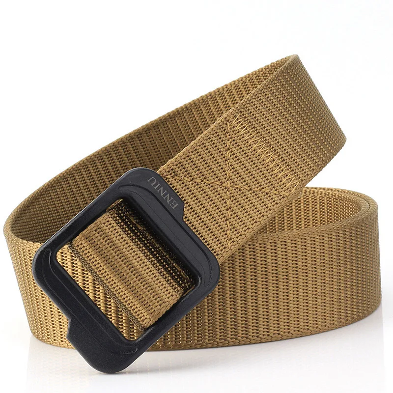 Famous Name Brand Custom Duty Polyester Fabric Cotton Braid Stripe Nylon Belt With logo