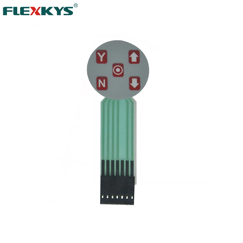 Пользовательские тактильные матрицы 4 рельефные кнопки 2x2 мембранный переключатель