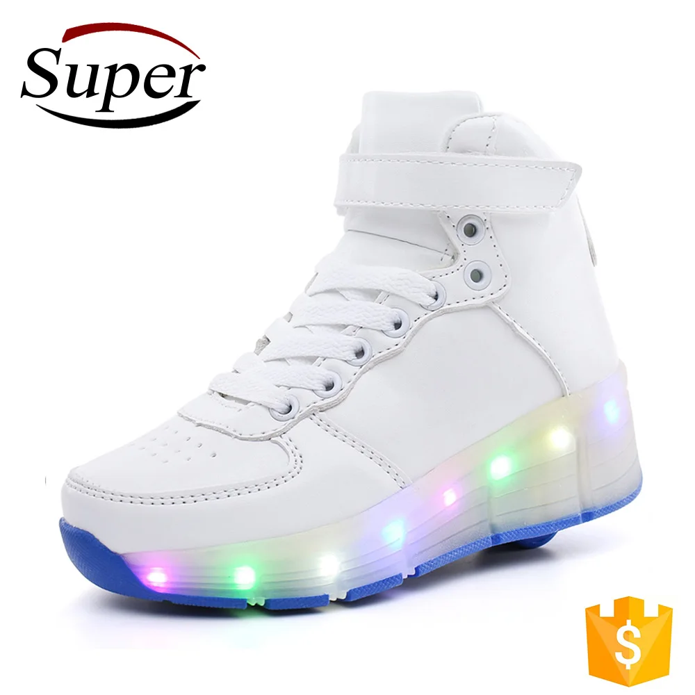 
Перепродажа, импортная светодиодная обувь для роликовых коньков, детская обувь с колесами 