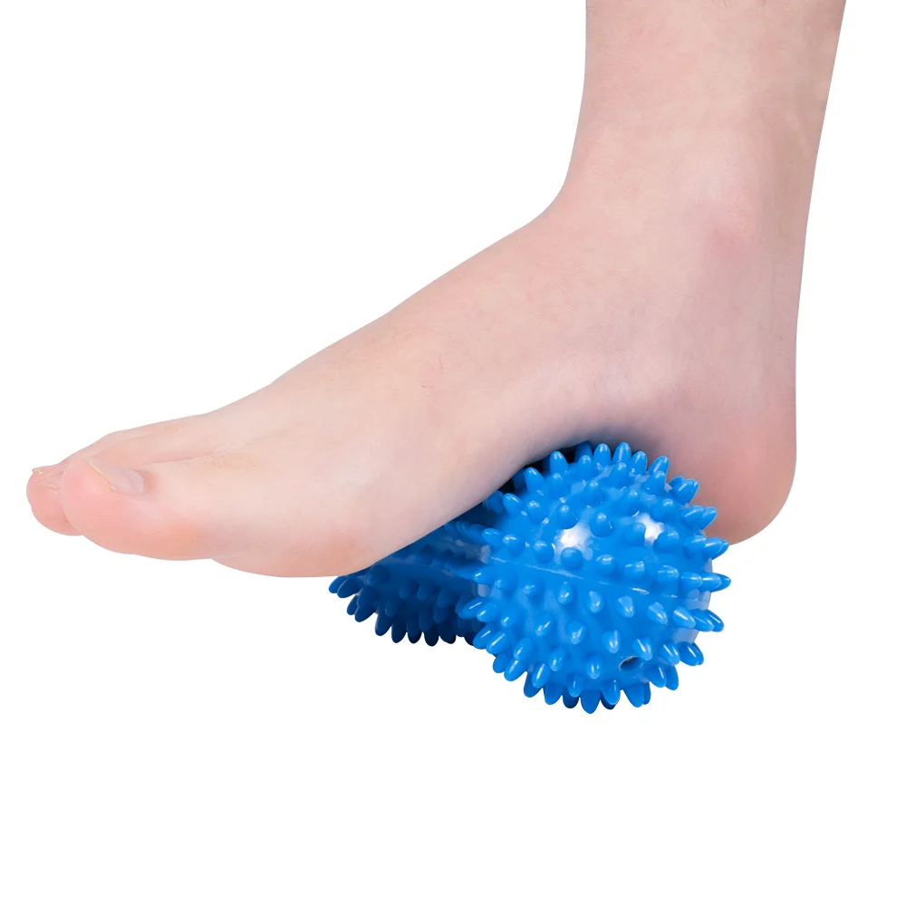 Массажер для ног ZRWA28 с шипами мячи Лакросса упражнений ролик подошвенного фасциита 1 шт.