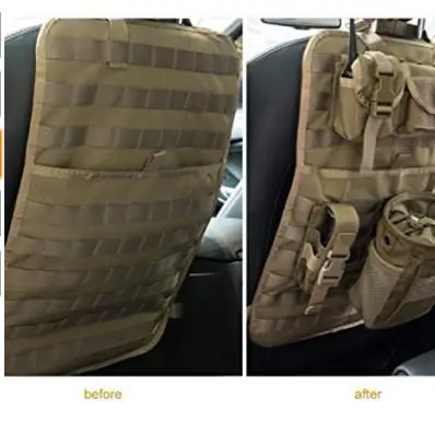 seat back molle panel