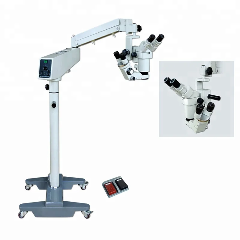 Microscop oftalmic germaniu