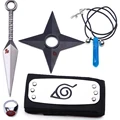 5pcs lot Metal Naruto Kunai cosplay weapons toy set 2016 New Uzumaki Naruto 1 knife 1