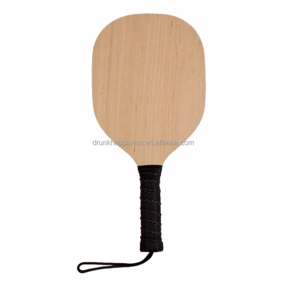 wooden pickleball paddle