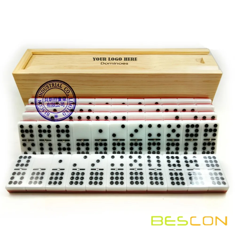 Высококачественный набор домино Jumbo Double 9