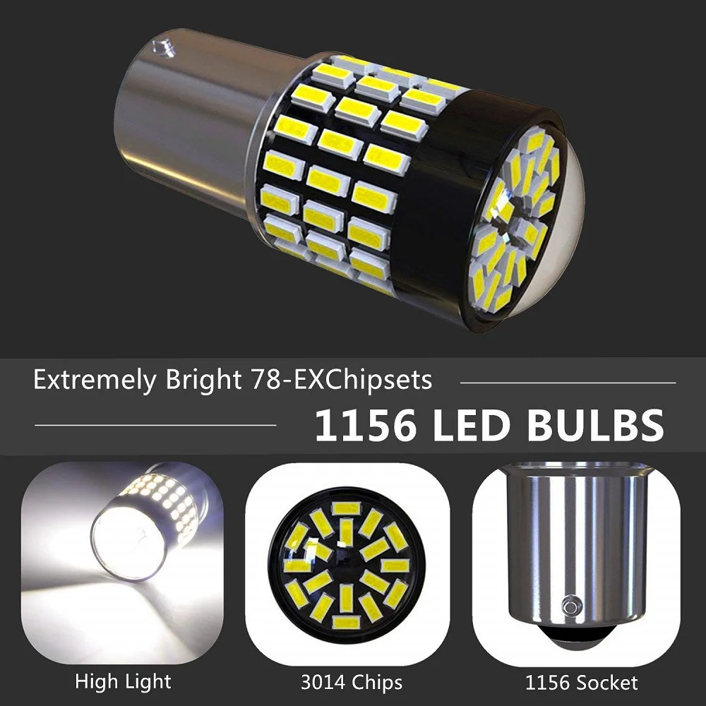 
 Автомобильная светодиодная лампа SANYOU BA15S 1156 7440 7443 Canbus светодиодные лампы с объективом проектор тормоз сигнал поворота Задний фонарь заднего хода  